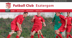 Desktop Screenshot of fcesztergom.hu